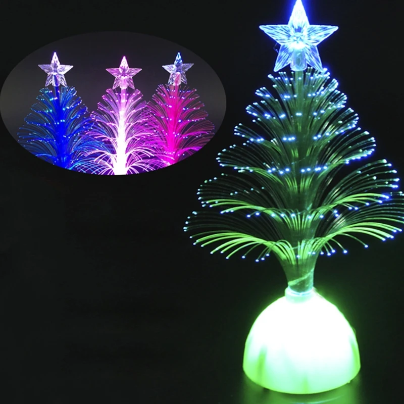 

1PC Colorful Optical Fiber LED Light Artificial Christmas Tree Party Home Decoration W215