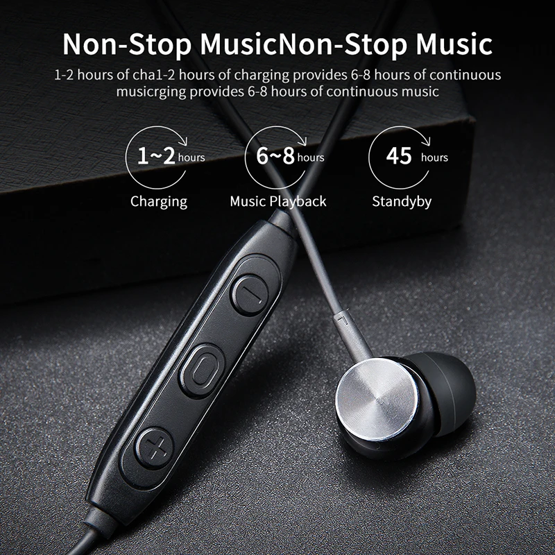 Langsdom L33 Bluetooth Earphones, Wireless In-ear Headset with Mic, Magnetic Switch, Stereo Sound, and Noise Cancelling Earbuds image 5