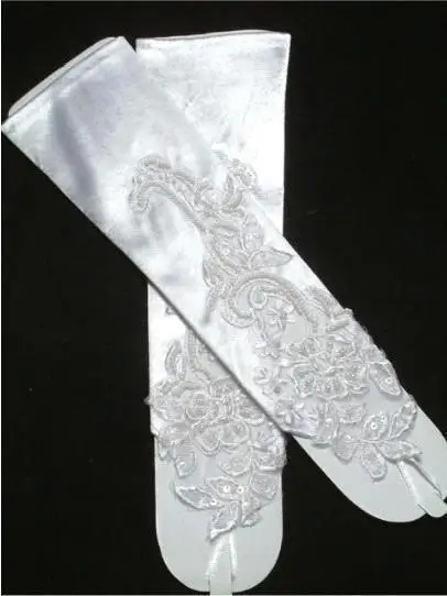 14 5 Romantic Elbow Wedding Gloves Fingerless Bridal Gloves 2016 With Beading Lucy Refers To Gloves Wedding Accessories Free Shipping