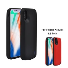 6000 мАч Внешнее зарядное устройство для iPhone Xs Max power Bank чехол для зарядки 6,5 Дюймов
