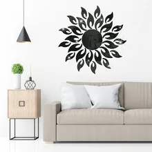 New Sun Background Wall Stickers TV Wall Stickers Home Accessories