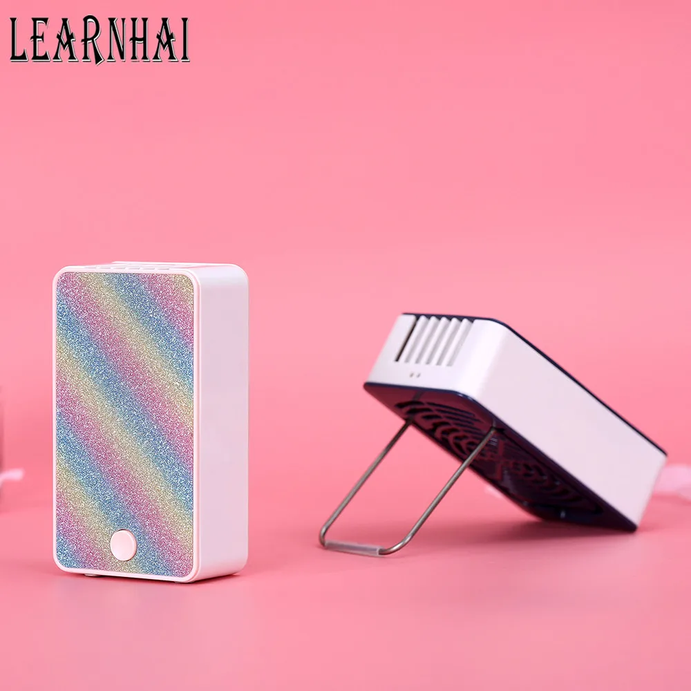 

LEARNHAI Portable USB Rechargeable Eyeline Grafted Blower Dryer Multi-angle Adjustment Air Dryer Heater Fan For Beauty Essential