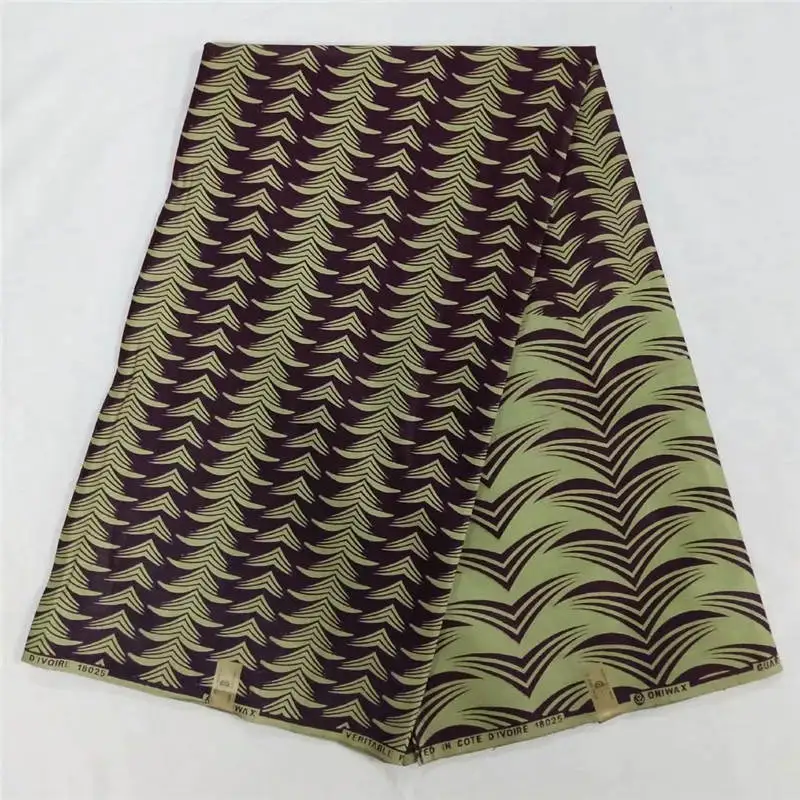 

T2!Java Wax Pretty African Real Wax Print Fabric 6 Yards/Piece Selling Nigeria Wax Fabric For Sewing ! J41458