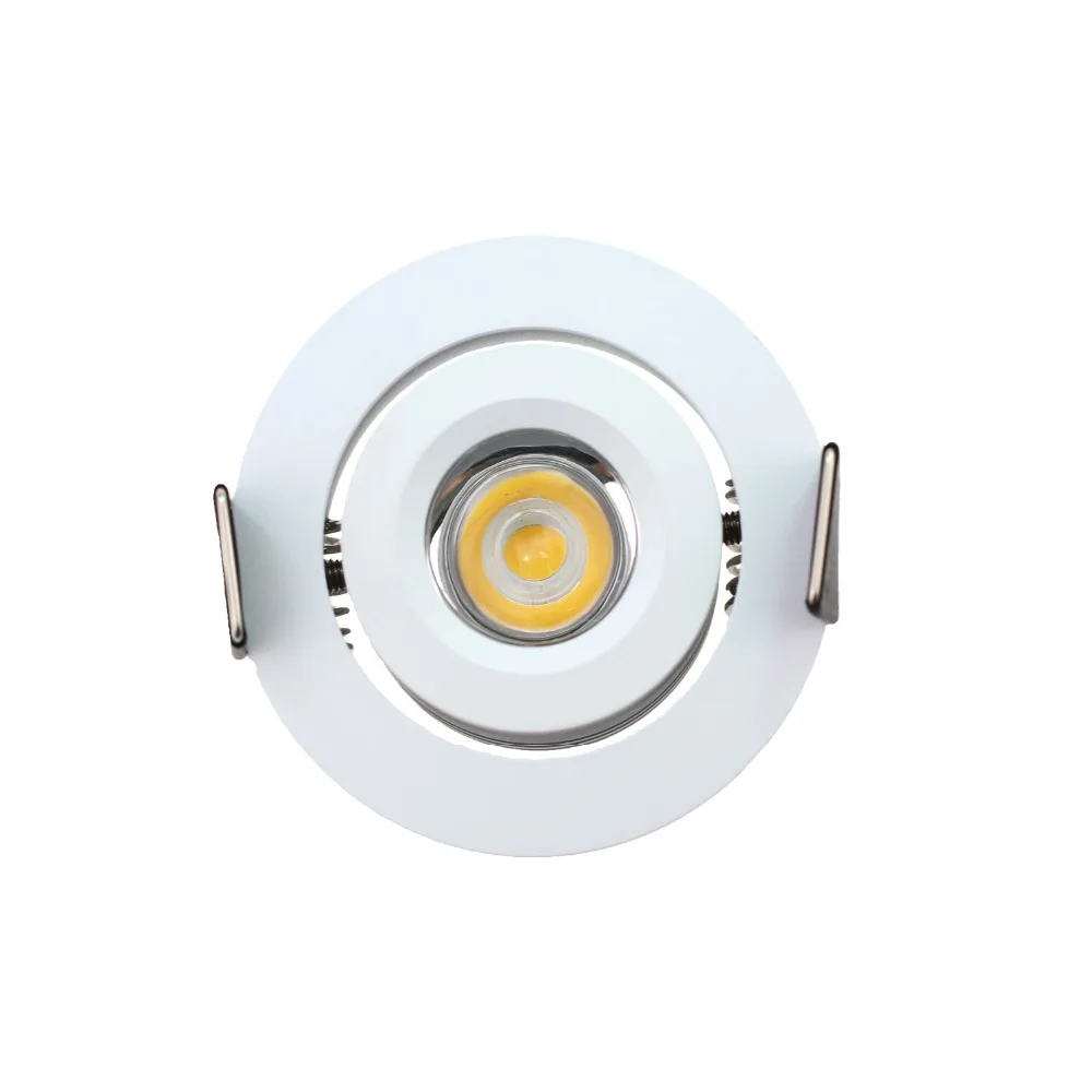 Китайский Фабричный светодиодный светильник,, дешевый регулируемый светодиодный потолочный светильник 3 Вт, Круглый Светодиодный точечный светильник белого цвета для спальни и кухни