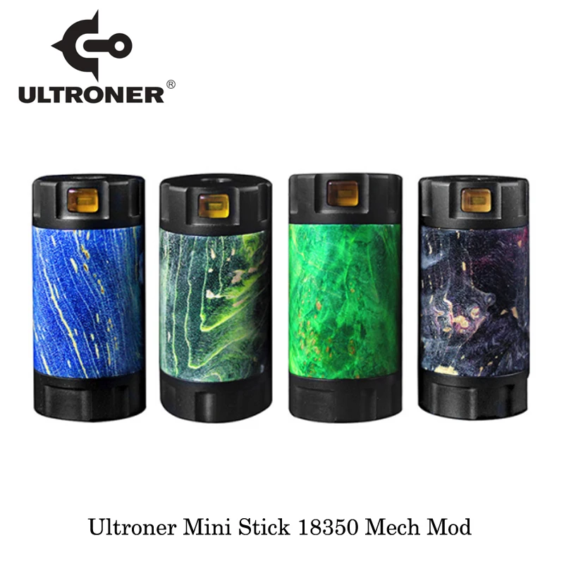 Электронные сигареты Ultroner Mini Stick 18350 мех мод 24 мм Диаметр питание от одного