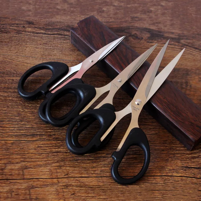 Household Scissors Durable Office Paper cut Scissors Stainless Steel Sharp Shears Kitchen