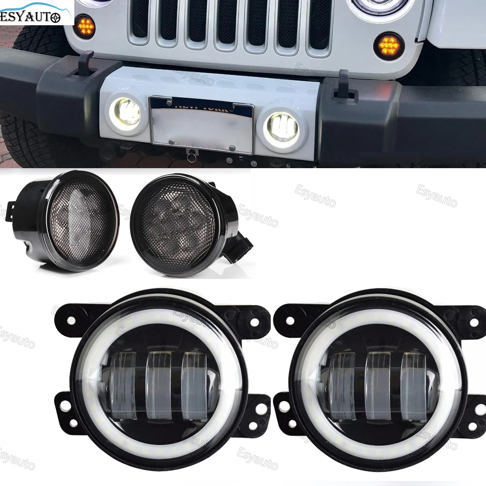 Combo Offroad Auxiliary Passing Forward Lamps Car Driving Lights 4