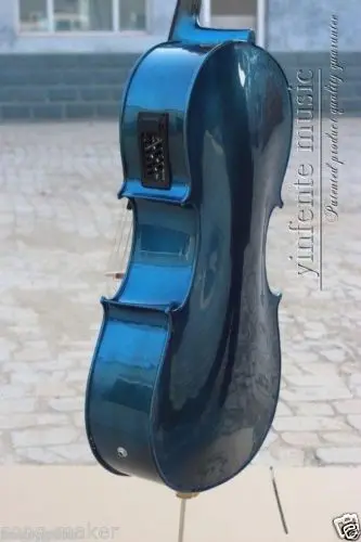 4/4 Новый электрический Виолончель мощный звук синий цвет 1 #|electric cello|cello electricblue cello