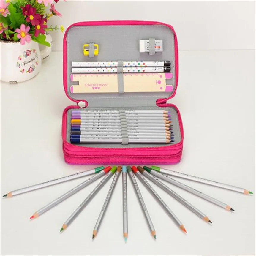 

Colors Portable Drawing Sketching Pencils Pen Case Holder Bag for 32pcs Pencils feb3 Extraordinary