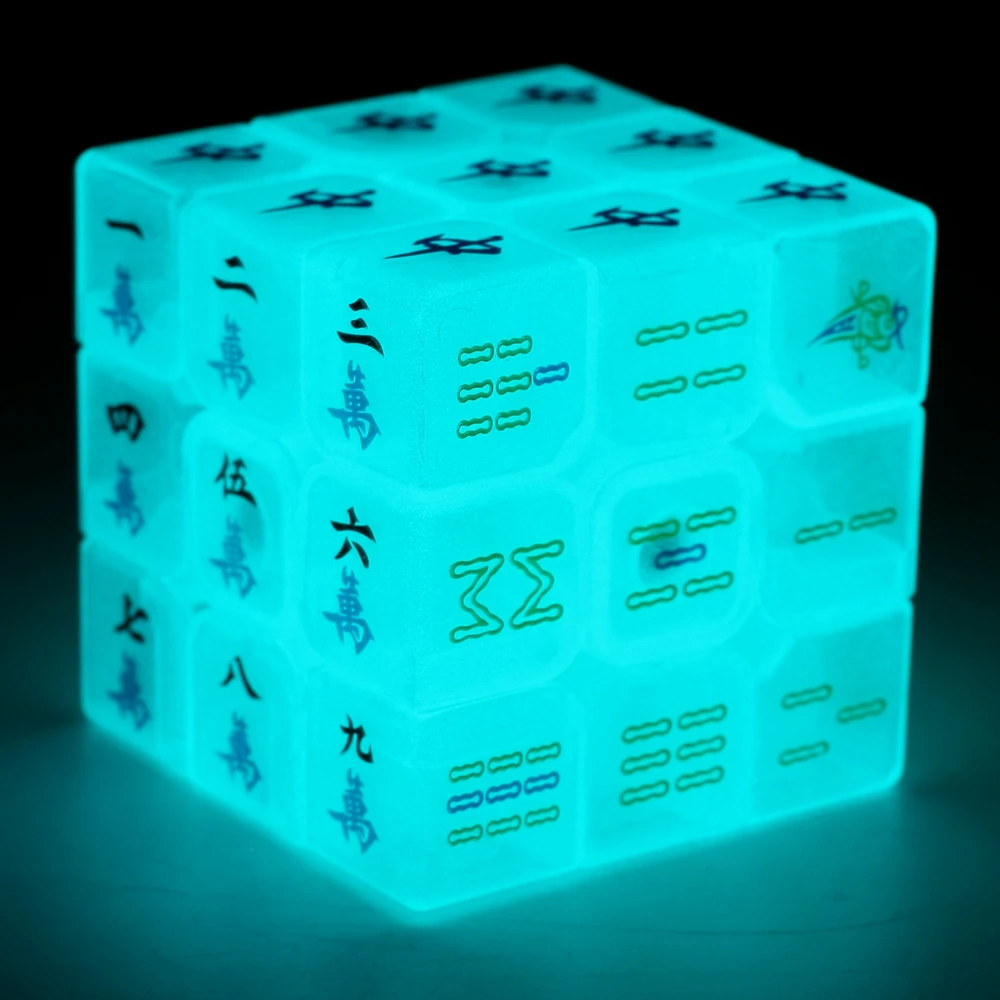 Zcube 3x3x3 маджонг Волшебные кубики Скорость головоломка в китайском стиле гладкий