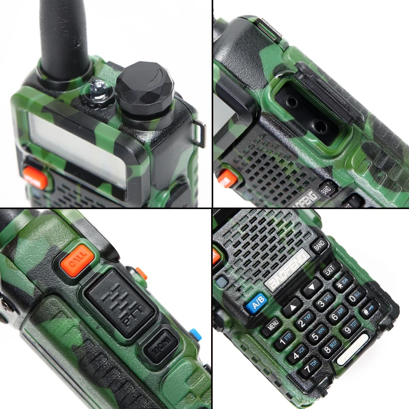 4 шт./лот Baofeng UV 5R VHF 136 174 МГц и UHF 400 520 UV5R Двухдиапазонная рация с двойным дисплеем