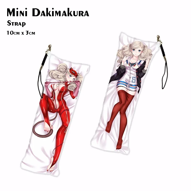 Аниме брелок Persona 5 Анна такамаки мини дакимакура сумка Подвеска Makoto Niijima футаба