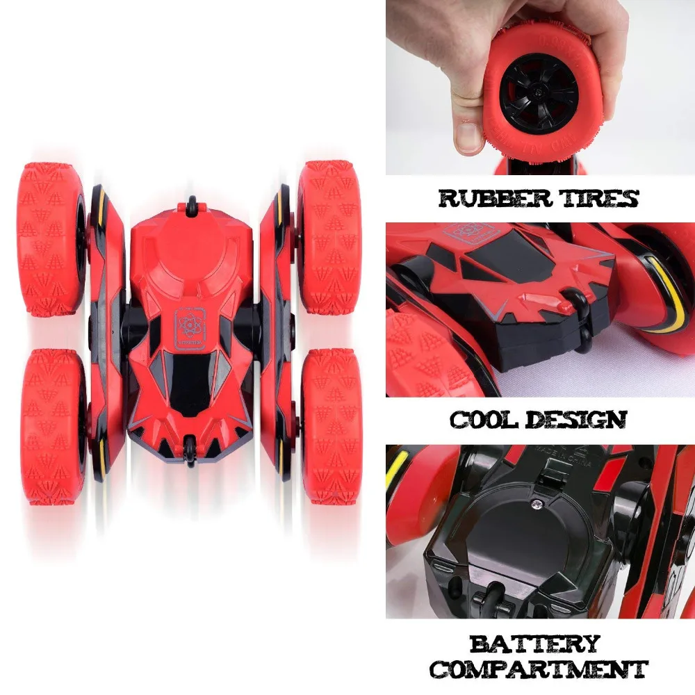 GizmoVine HB 1/28 RC Stunt Car 2 4 ГГц автомобиль дистанционного Управление off Road Электрический