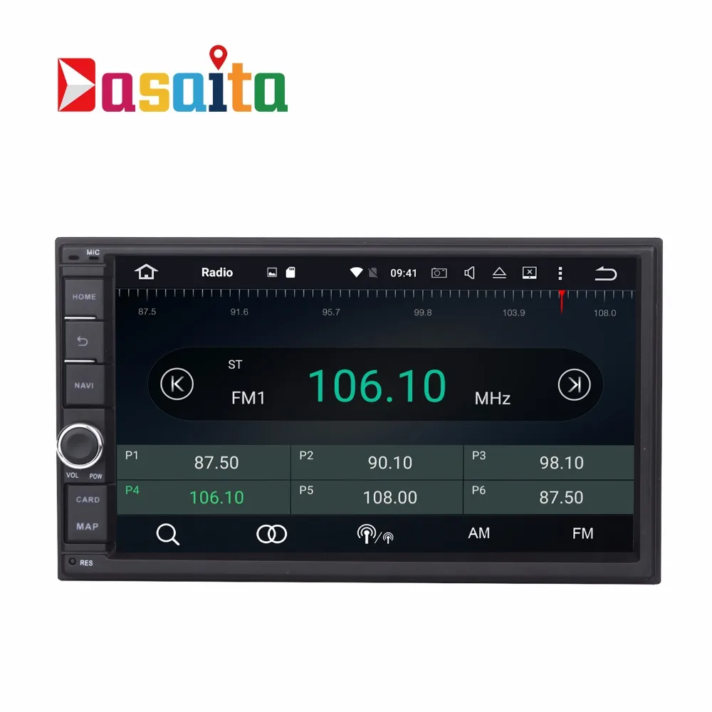 Dasaita 2 DIN Android 6.0 Auto Radio Octa Core 7 Inch Universal Car NO DVD Player GPS Stereo Audio Head Unit Support DAB DVR OBD