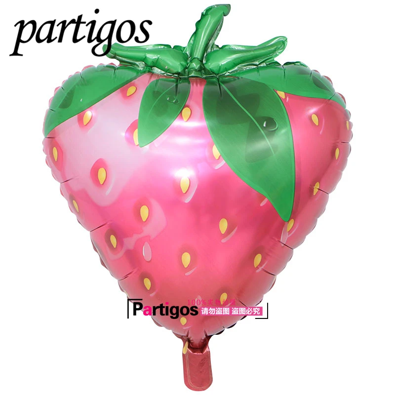 Большой размер Фламинго ананас клубника арбуз воздушные шары на день рождения Лето тема вечерние гелиевые шары с фруктами Декор поставки игрушки