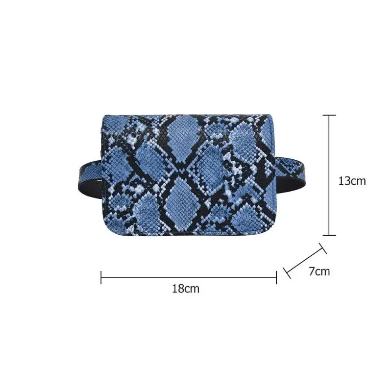 Новая Винтажная Женская поясная сумка из искусственной кожи высокого качества с змеиным узором
