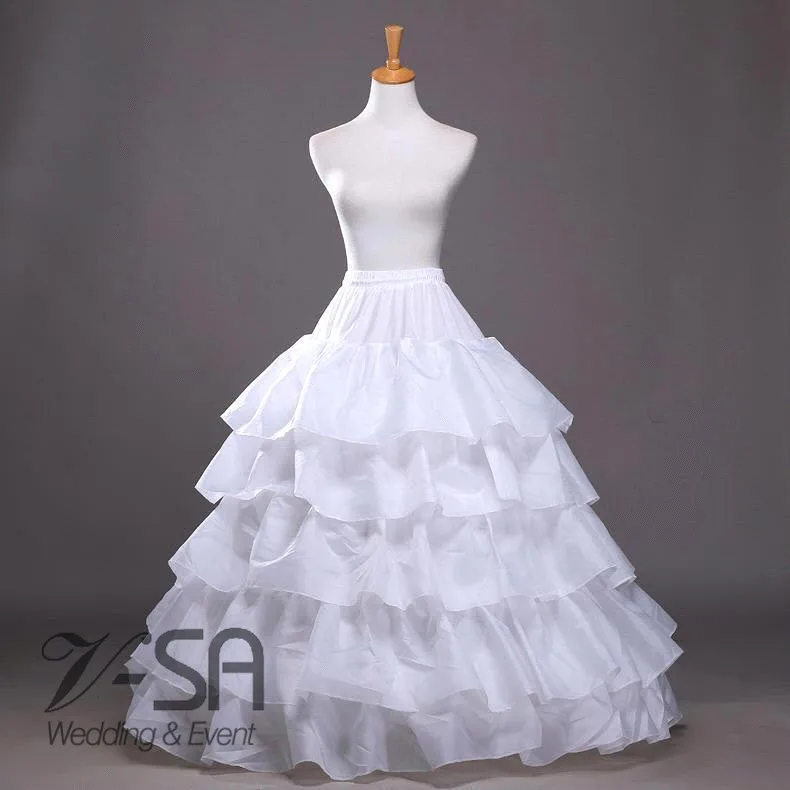 Free-Shipping-4-Hoops-Petticoat-for-Wedding-Dress-Cheap-Free-Size-Petticoat-Crinoline-Underskirt-With-Ruffles (3)