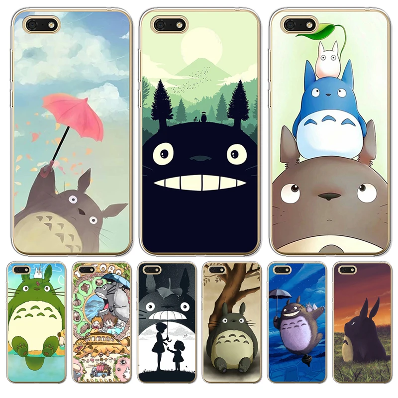 МИЛЫЙ Тоторо унесенный в спираль аниме Ghibli Миядзаки для Huawei Honor 6A 6X 7 7X 7C 7A Pro 8 Lite 8X 9