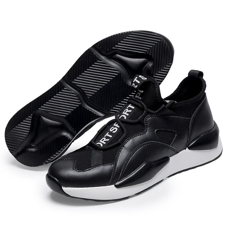 

Top Quality Sneaker Shoes Men Leather stitching Outdoor Running Shoes for Man Sport Shoes Sneakers Male Non-slip tennis hombre