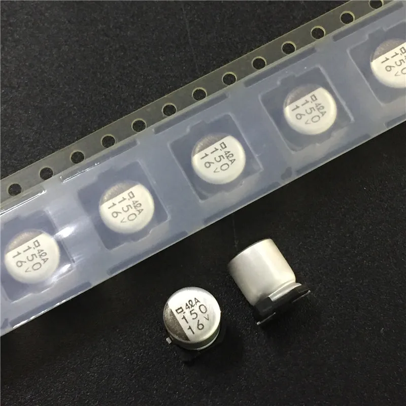 10 шт. 150 мкФ 16В NIPPON NCC MVA серия 6 3x7 7 мм 16V150uF SMD алюминиевый электролитический