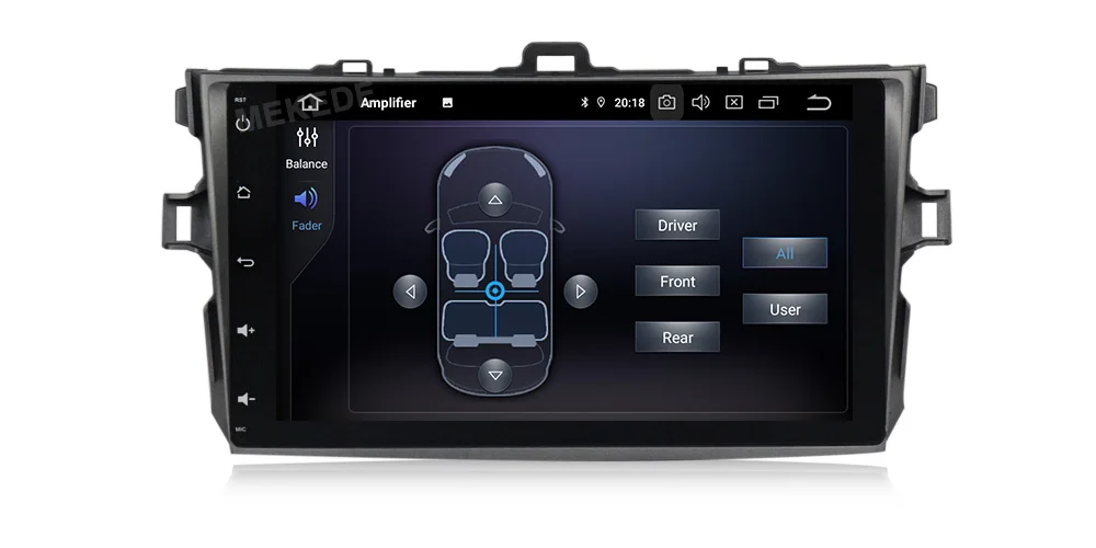 MEKEDE DSP PX30 android 9,0 Автомобильная dvd-навигационная система для Защитные чехлы для сидений, сшитые специально для Toyota corolla 2007 2008 2009 2010 2011 Автомобильный dvd стерео радио GPS