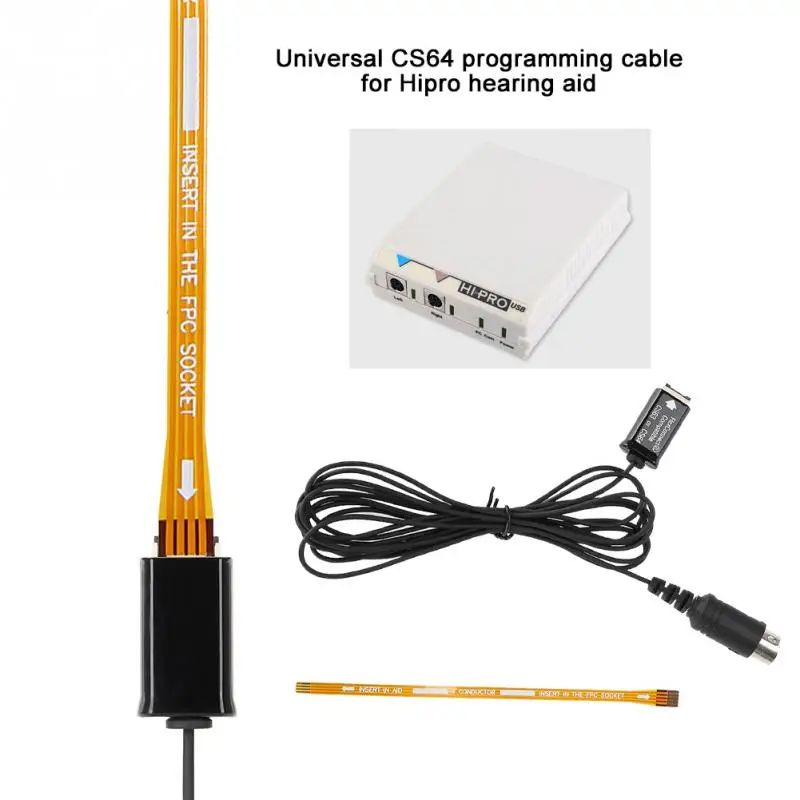 

Universal CS64 Programming Cable For Digital Hearing Aid Sound Amplifier Program Software