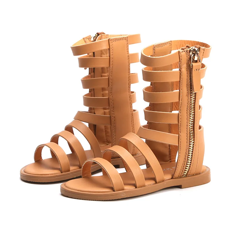 Sandalias romanas de verano para niños y niñas, zapatos de vestir marrones  y negros, novedad de 2022, 1, 2, 3, 4, 5, 6, 7 y 8 años|Sandalias| -  AliExpress