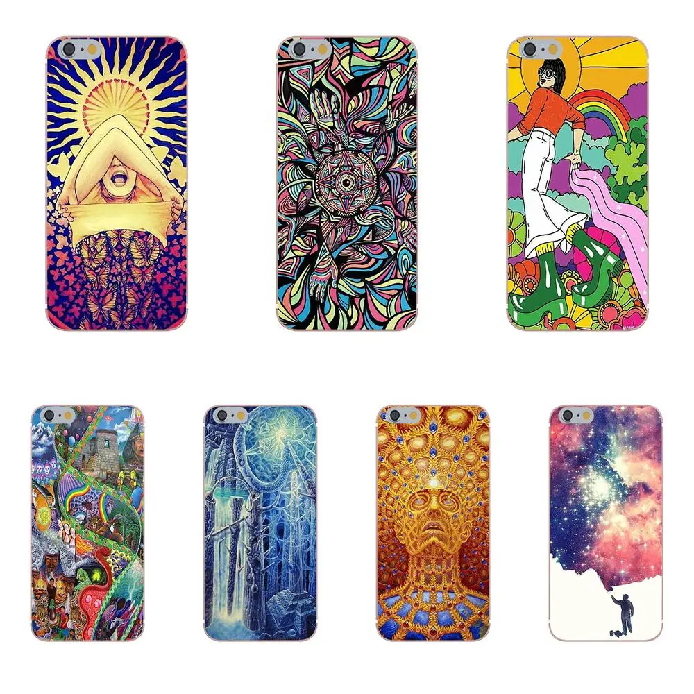 Oedmeb TPU Чехлы обложки для iPhone 4S 5S 5C SE 6 S 7 8 Plus X Galaxy Note 5 S9 + большое ядро рrime alрha