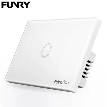 

Funry Wall Sensor Touch Switch ST1 1 Gang US Standard Touch Switch 110-240V Light Sensor Waterproof Switch Home Light Switch
