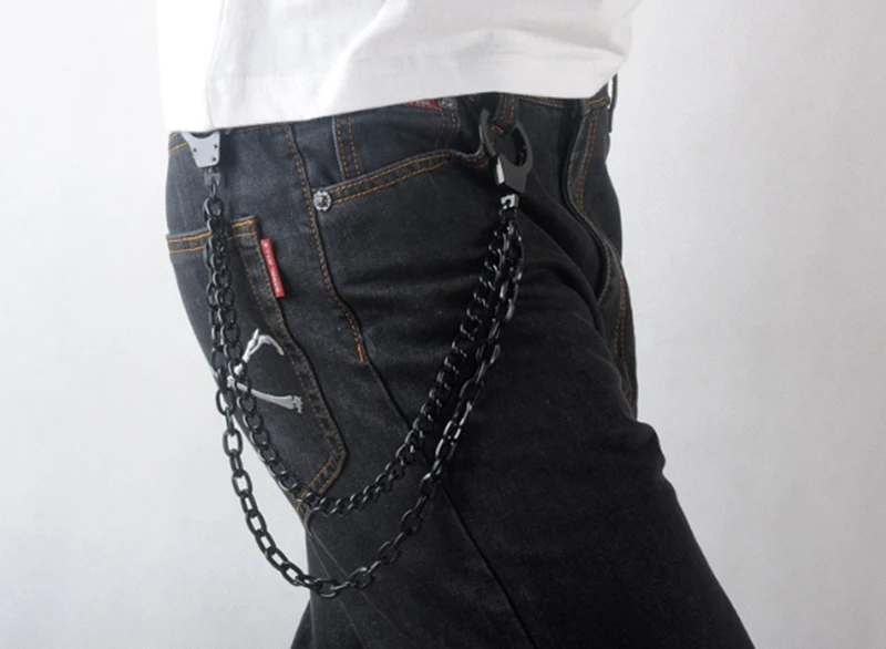 black jean chain