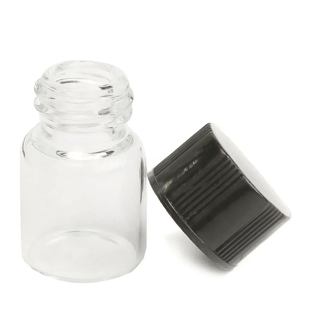 New 2ml Mini Sample Trial Bottle Empty Glass Essential Oil Bottle Vialsin Refillable Bottles