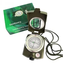 Военный компас с походом, профессиональное руководство по применению, водонепроницаемое путешествие, альпинизм, светящийся