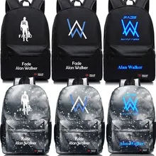 Mochila Feminina Mochilas, светящаяся сумка для ходунков, выцветший в том же рюкзаке, Alan, электронная музыка, популярный логотип, Студенческая упаковка