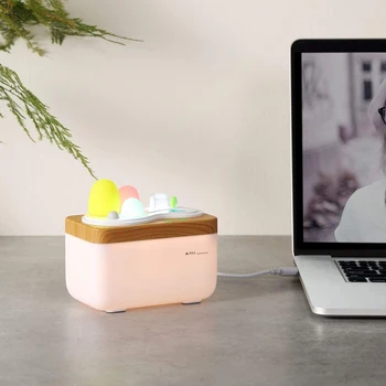 

420ML Aromatherapy Essential Oil Diffuser Humidifier Ultrasonic Diffusers for Essential Oils Rural style Mist Humidifier
