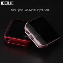 New Original Benjie K10 Mini Clip MP3 Player Portable 8G Sports MP3 Music Player High Sound Quality Lossless Player With FM