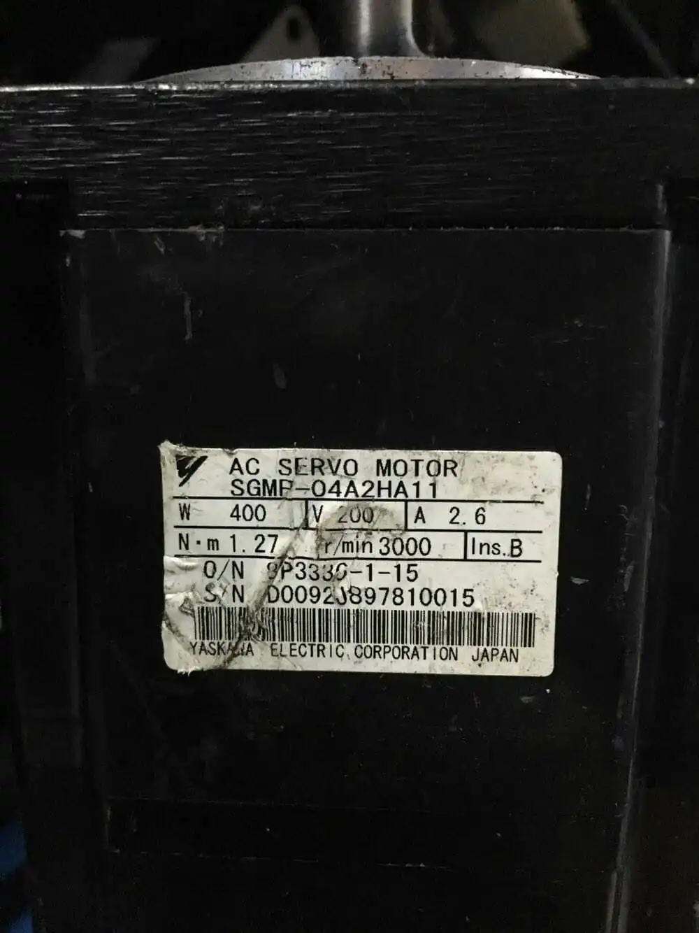 

Servo SGMP-04A2HA11 , used ,90% appearence new , 3 months warranty , in stock