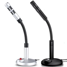 3.5mm Wired Condenser Microphone for Computer PC Desktop Laptop Notebook Recording Gaming Podcasting Microphones felyby usb desktop microphone for pc desktop portable laptop for recording game podcast conference usb condenser microphone