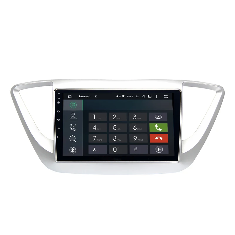 Top Android 8.0 car GPS radio player for Hyundai Solaris Verna GPS 2016 2017 with Octa core px5 4G RAM wifi 4g usb auto Multimedia 3