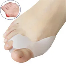 2 Pcs/Pair Gel Silicone Bunion Corrector Big Toe Separators Straightener Spreader Foot Care Tool Hallux Valgus Pro massager