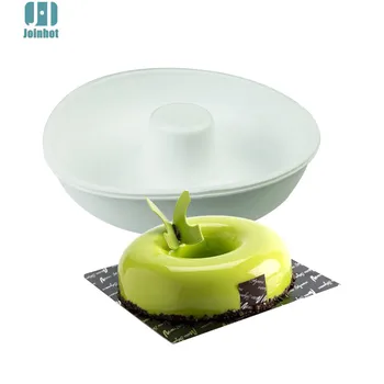 

1PCS Joinhot White Savarin Donuts Hollow Shaped Silicone Mold Dessert Cake Tools Baking Cupcake for Muffin, Cheesecake ,jelly