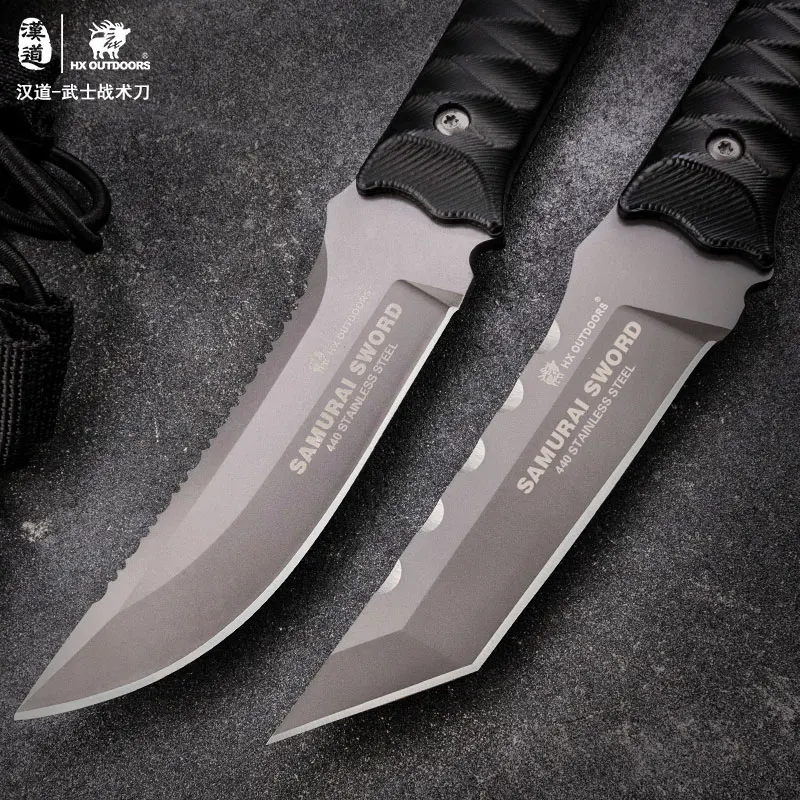 HX Outdoors Katana JP Outdoor Kinves Hunting knife Camping Survival 440C Blade K10 Handle Pocket EDC Tool Wtih K Sheath HX Outdoors Katana JP Outdoor Kinves Hunting knife Camping Survival 440C Blade K10 Handle Pocket EDC Tool Wtih K Sheath