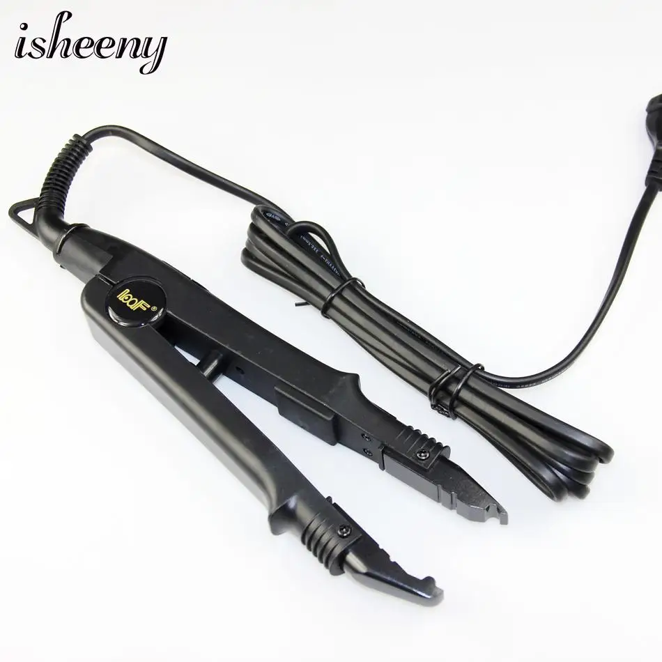 Loof 611 Black Hot Fusion Hair Extensions Iron Connectors Prefessional Control temperature Accessories For Hair Salon Style Loof 611 Black Hot Fusion Hair Extensions Iron Connectors Prefessional Control temperature Accessories For Hair Salon Style