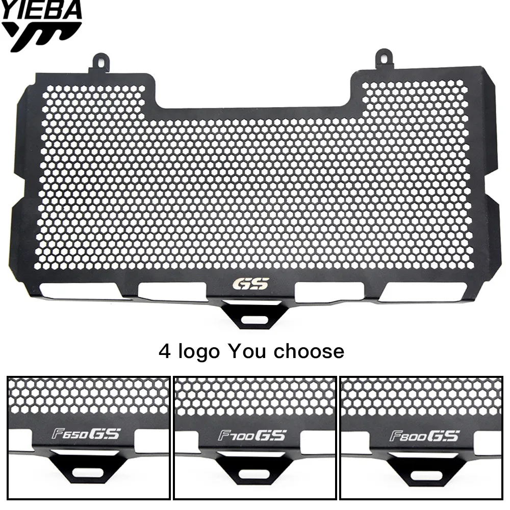 Motorcycle Accessories Radiator Guard Protector Grille Grill Cover LOGO for BMW F650GS F700GS F800GS F 650 700 800 GS 2008-2016