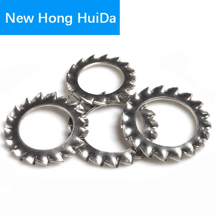 

External Toothed Gasket Washer M2.5 M3 M4 M5 M6 M8 M10 M12 M14 M16 M18 M20 M24 M30 Serrated Lock Washers 304 Stainless Steel
