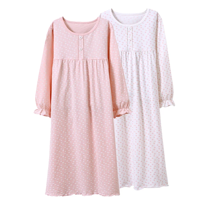 girls long sleeve nightgown