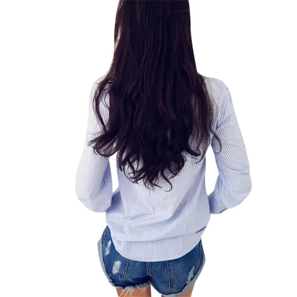 La blusa de la gasa blusas ropa mujer Tops atado manga larga blanco blusa chemise Femme blusa señoras Tops camisa Q4 La blusa de la gasa blusas ropa mujer Tops atado manga larga blanco blusa chemise Femme blusa señoras Tops camisa Q4