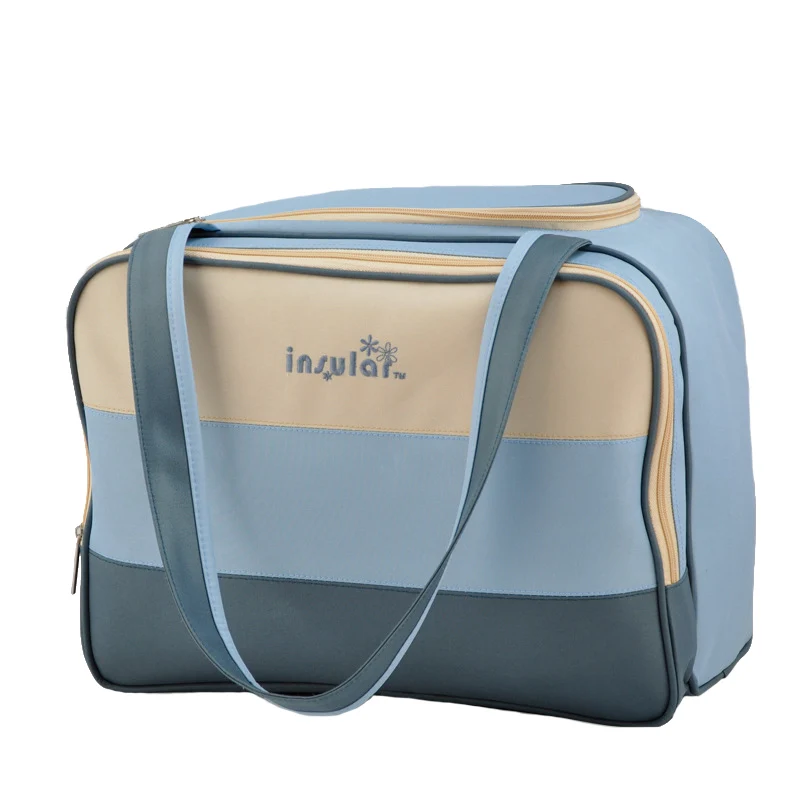 Baby Nappy Durable Maternity Bags Large Multifunctional Mummy Diaper Handbag Waterproof Messenger Baby Care Stroller Bag BB6056 (2)