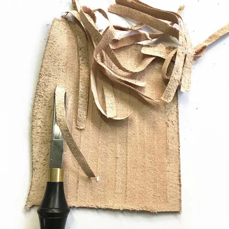 

Handmade Leathercraft Black Leather Trimming Straightening Machine Cutting Edge Tools Thinning Shovel Wide Shovel Leather Craft