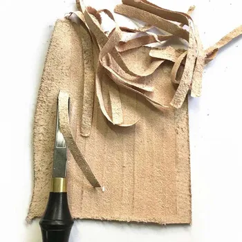 

Handmade Leathercraft Black Leather Trimming Straightening Machine Cutting Edge Tools Thinning Shovel Wide Shovel Leather Craft