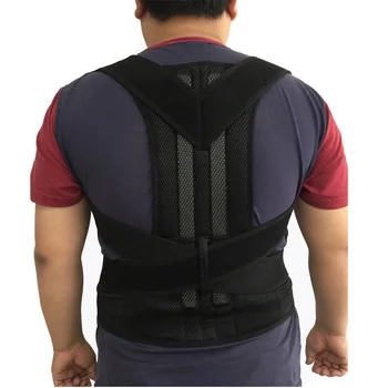 

Back Support Belt Orthopedic Posture Corset Steel Plate Brace Support Lumbar Straightener Round Shoulder Men's Posture Corrector